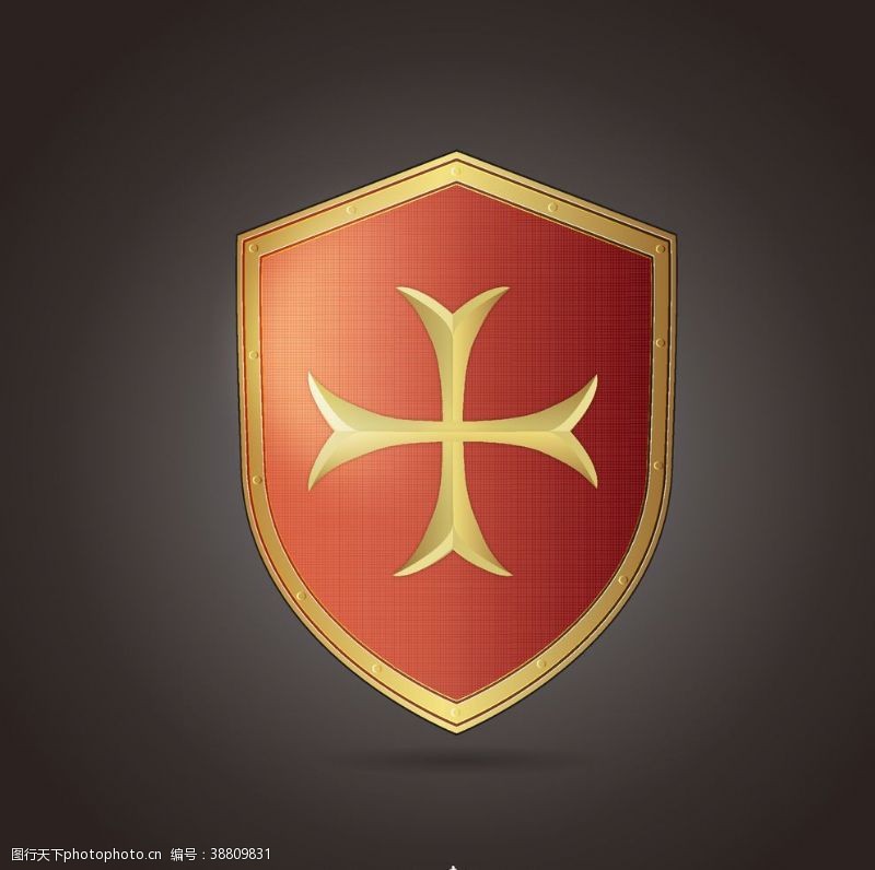 护盾中世纪盾牌图片