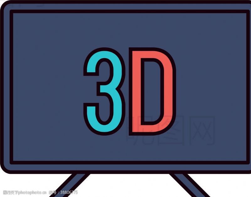 3d小人3D电视图片