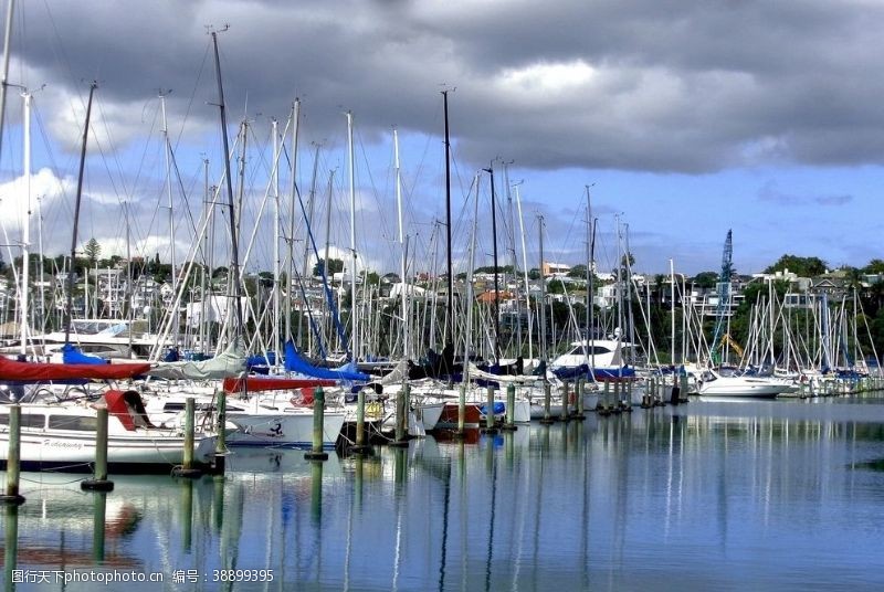 新西兰海滨风光风帆之都缩影奥克兰