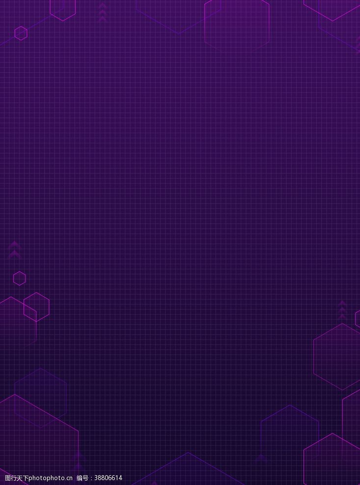 拟物紫色科技背景