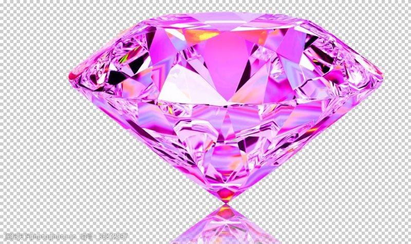 贵妇紫钻石免抠图紫水晶钻石紫钻