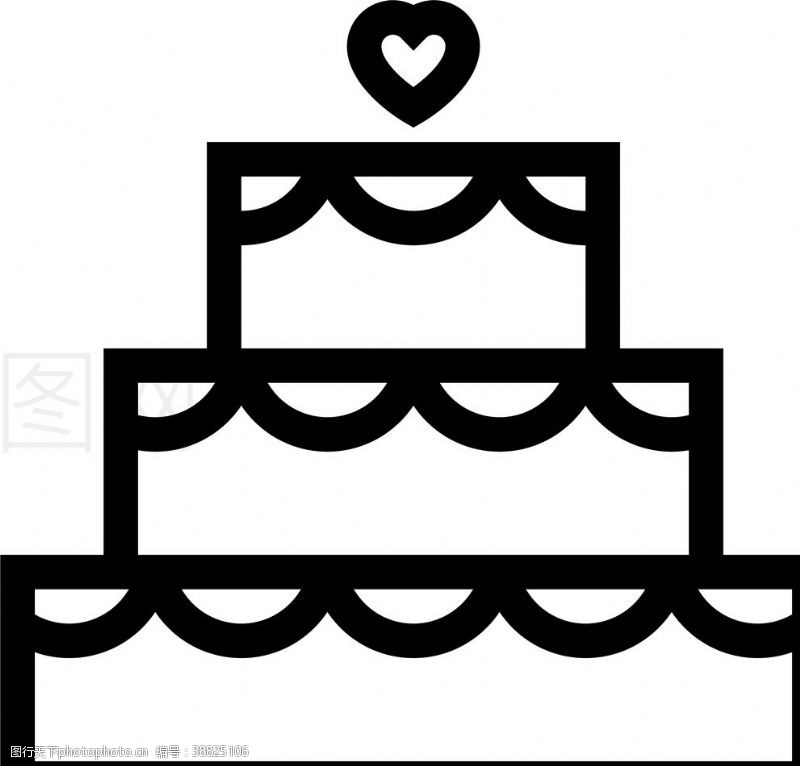 结婚婚纱礼服蛋糕图片