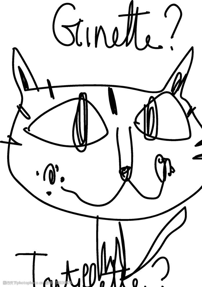 创意猫咪卡通猫咪图片