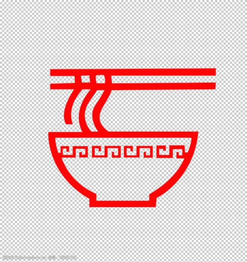 刀削面文化面条logo