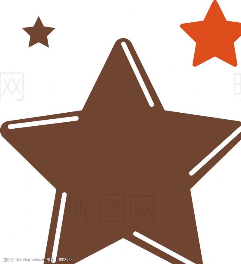 樱花标签设计星星