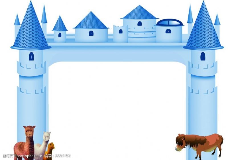 城堡拱门拱门