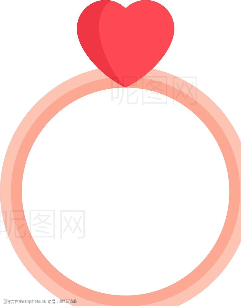 草莓果冻图标设计戒指