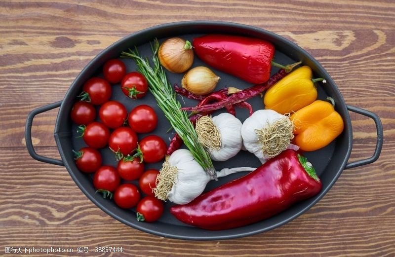 红红的辣椒蔬菜水果