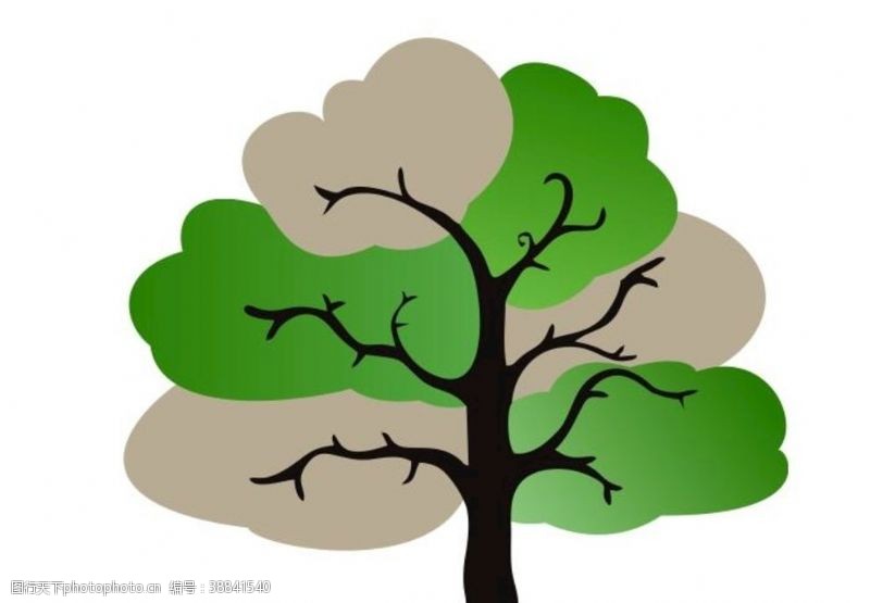 矢量园林绿化矢量树