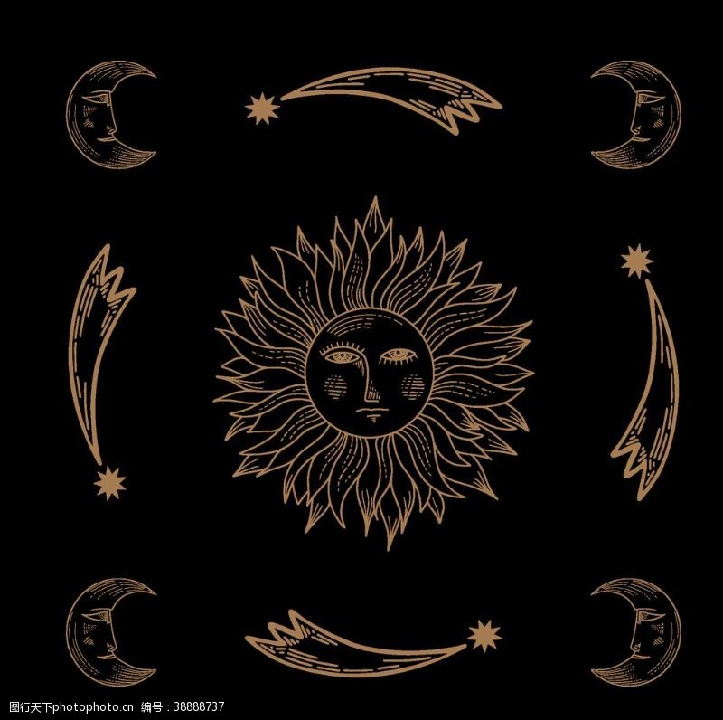 太阳图案图片免费下载 太阳图案素材 太阳图案模板 图行天下素材网