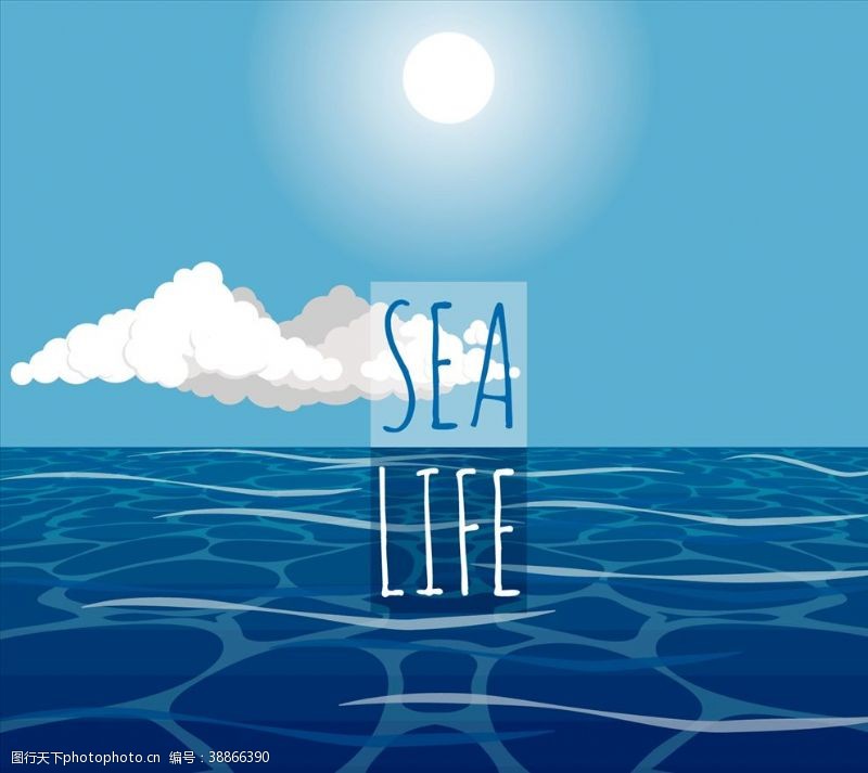 海洋生命海上生活景观