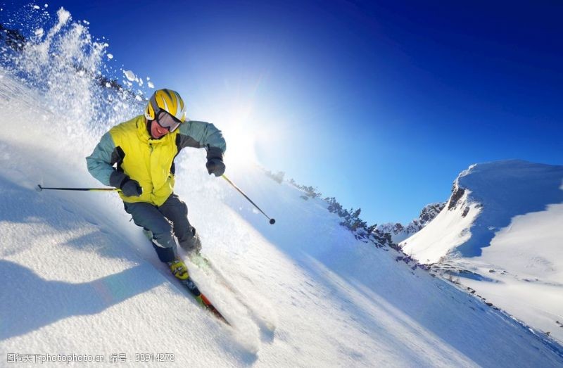 休闲娱乐体育滑雪图片