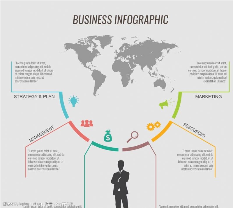 企业图标企业信息图表