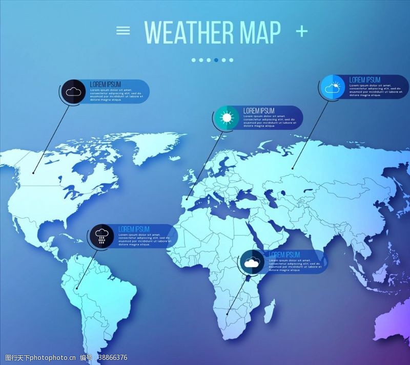 信息资源天气地图信息图表