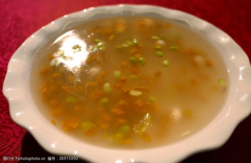 香锅萝卜胡萝卜丁绿豆汤图片