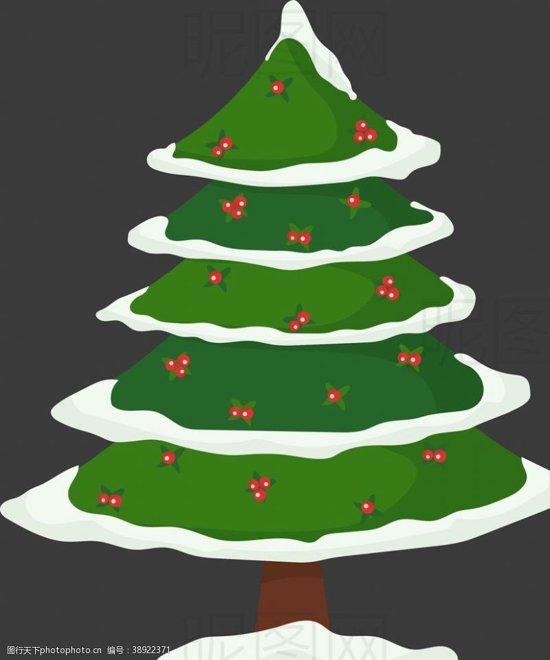 福彩标志圣诞树图片