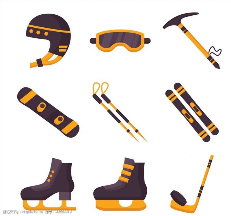 滑冰鞋冬季运动装备图片