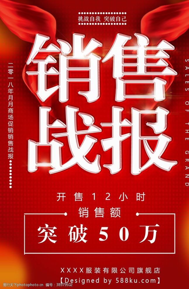 军令状业绩战报图片