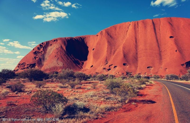 沙漠纹理红色岩石戈壁图片
