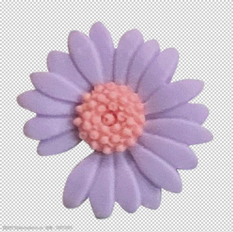 钻石耳钉紫花耳钉图片