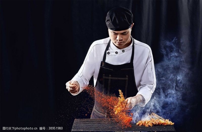烧烤x展架烤肉串图片