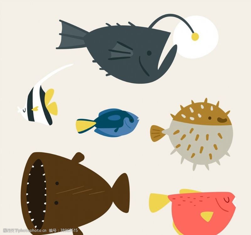 文件可爱海洋鱼类图片