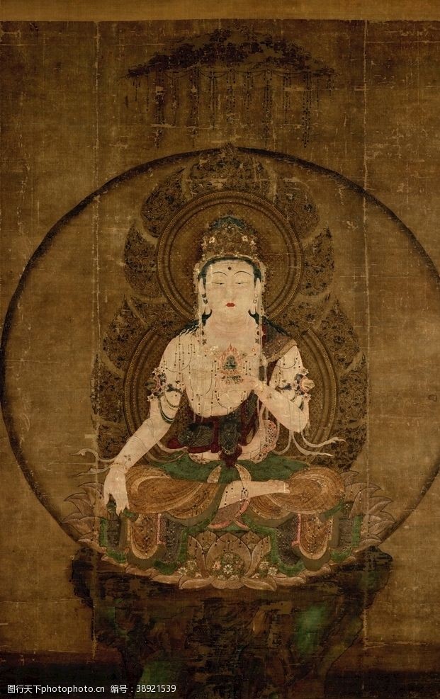 藏民文化虚空蔵菩像图片