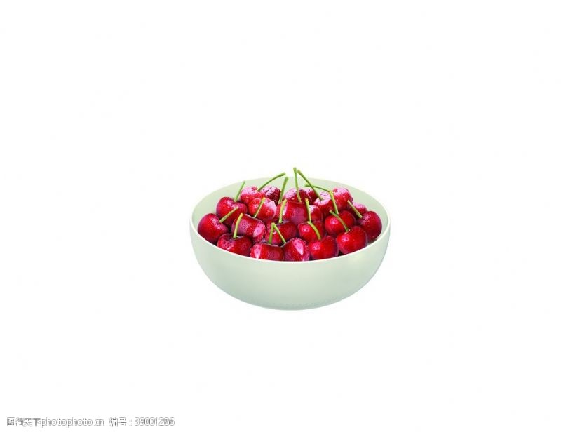 红樱桃樱桃水果碗红色车厘子图片