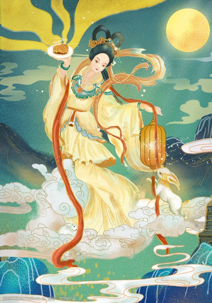 中国风文化国潮插画图片