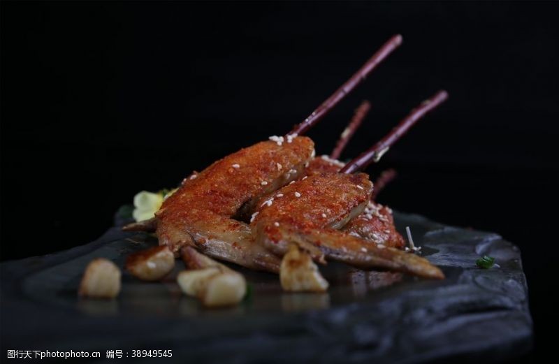 韩国菜单素材烤肉串图片