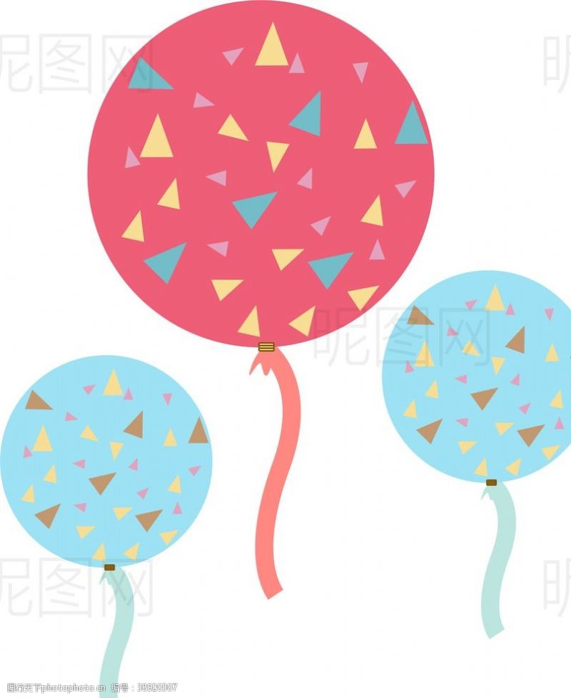 冰淇淋装饰气球图片