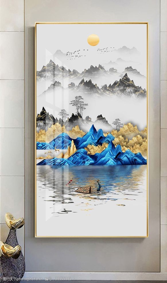 背景墙装饰画中国风装饰画图片