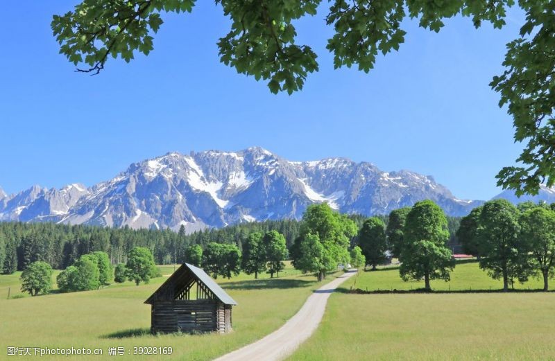 阿尔卑斯山风光风景山图图片