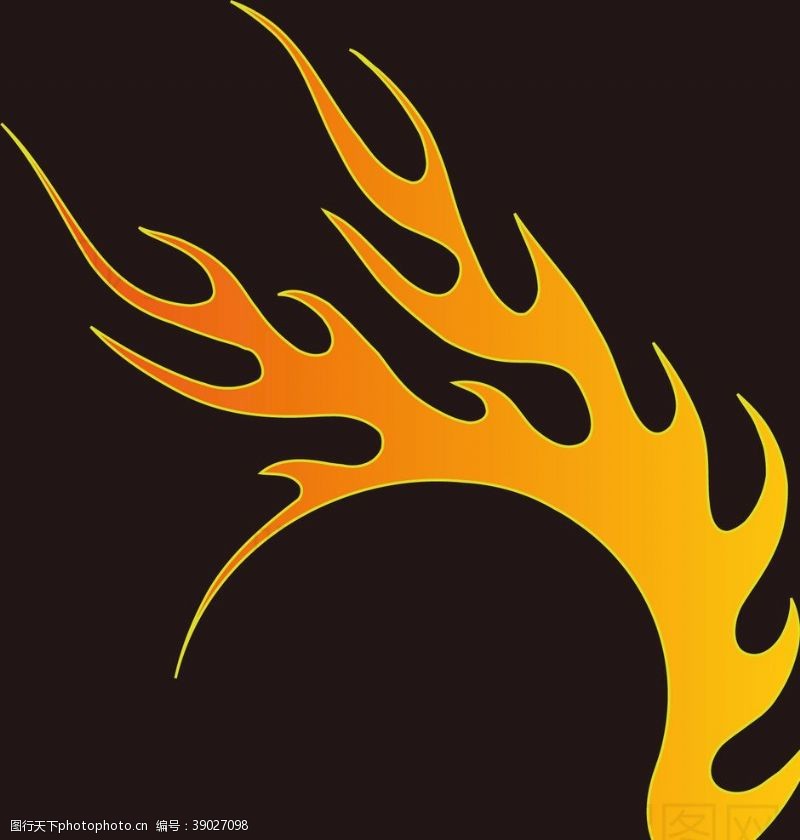 象征标识火焰LOGO图片