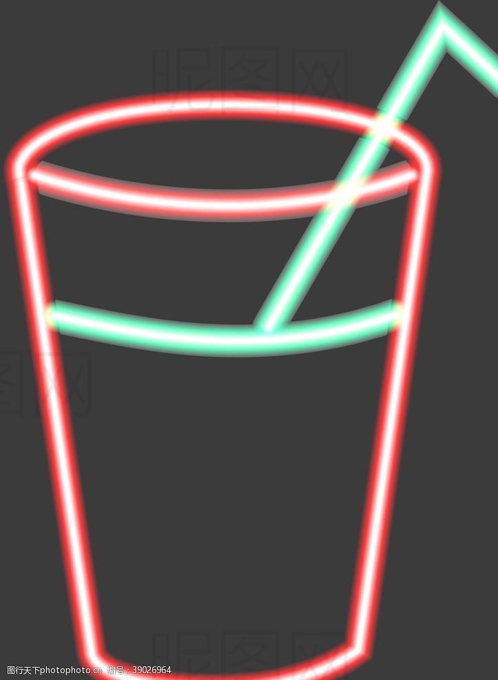 网吧平面设计霓虹灯饮料图片