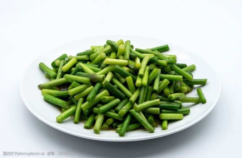 蔬菜清炒蒜苔图片