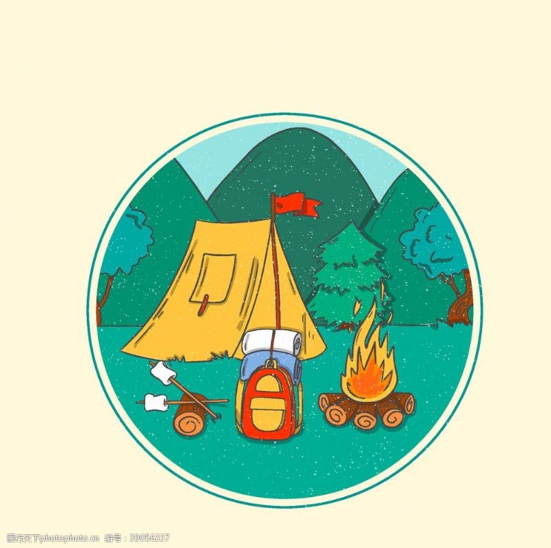 野外露营露营图片