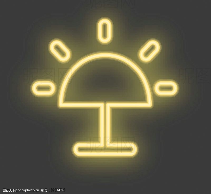 太阳能标志霓虹灯灯泡图片