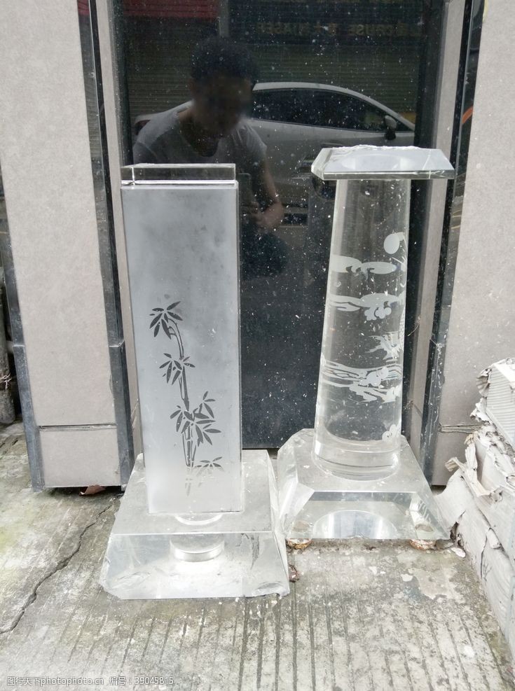 水彩素材水晶花瓶图片