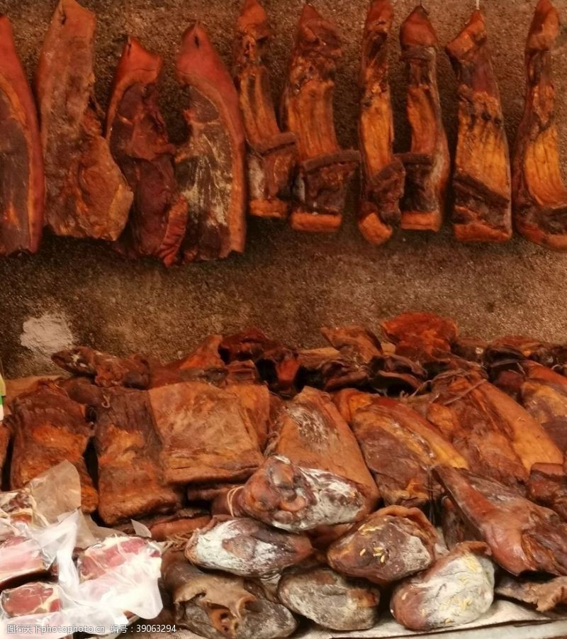 农家土猪肉湘西腊肉图片