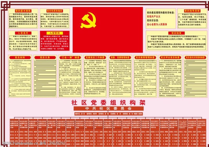 最新党建设计中国共产党章程图片