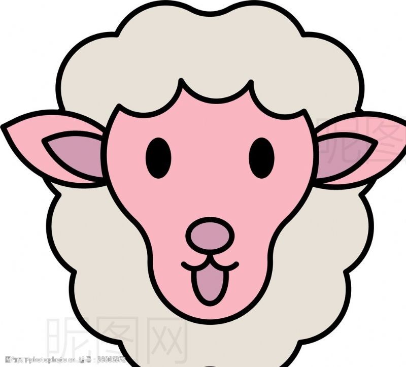 绵羊头绵羊图片