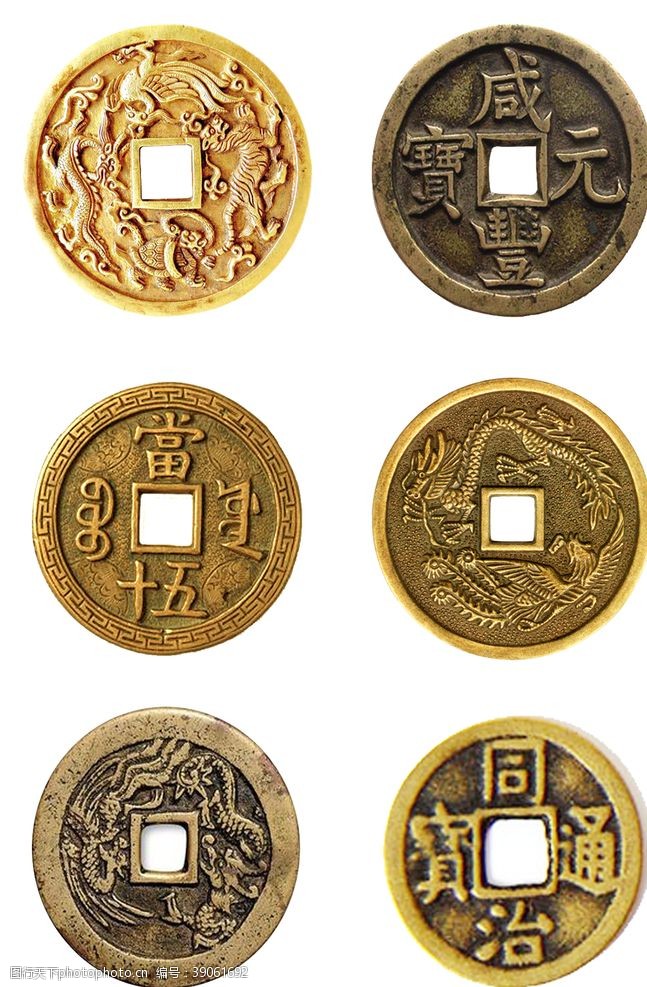 硬币铜钱素材图片