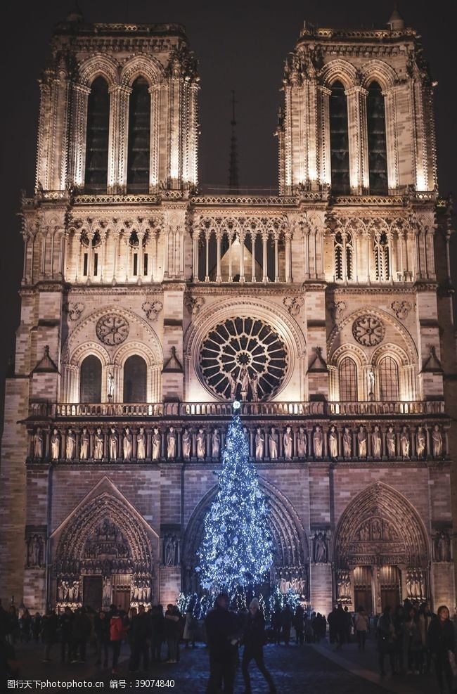 法国巴黎圣母院图片