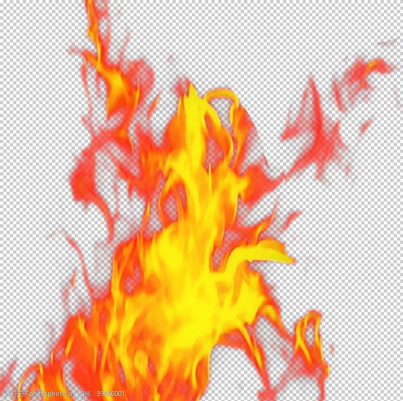 红色背景矢量火焰素材图片