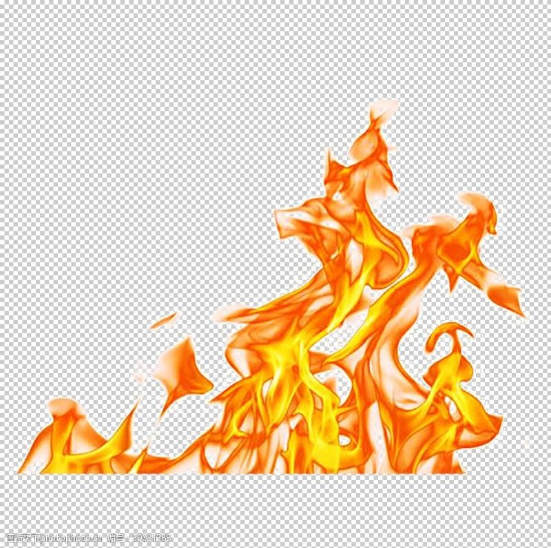 红红火火火焰素材图片