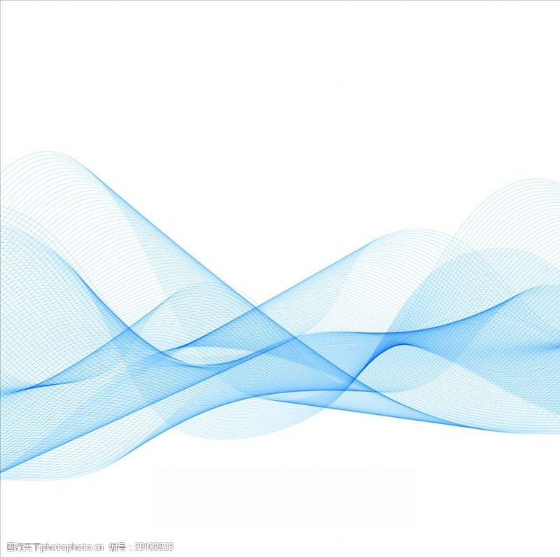 蓝色波浪图案设计蓝色线条图片