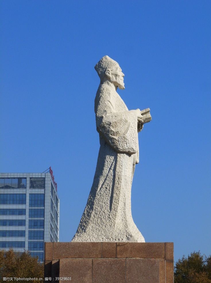 中医雕像李时珍图片