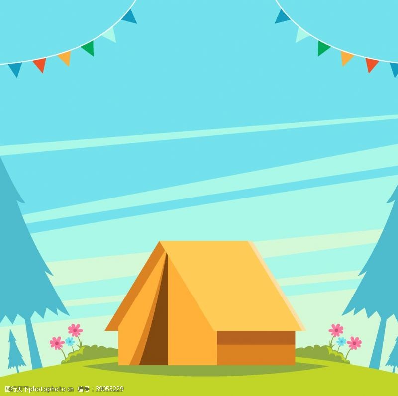 露营帐篷野营图片