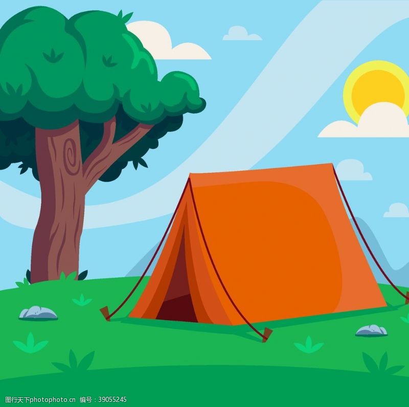 露营帐篷野营图片